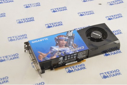 Видеокарта Gigabyte Nvidia GTX260 PCI-E 2.0 896Mb 1998Mhz 448 bit б/у