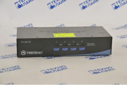 Переключатель KVM trendnet TK-401R б/у