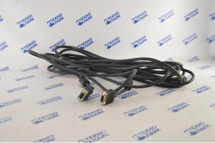 Кабель VGA-VGA 10 метров б/у