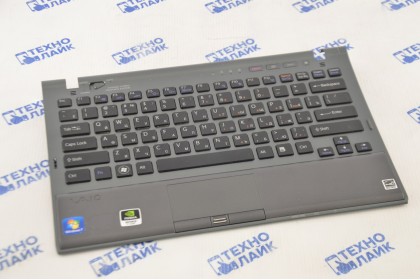 Палмрест (Топкейс) с клавиатурой ноутбука Sony Vaio VPC-Z1 PCG-31111L