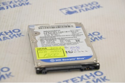 HDD 2.5 Sata Western Digital WD3200BPVT 320Gb б/у