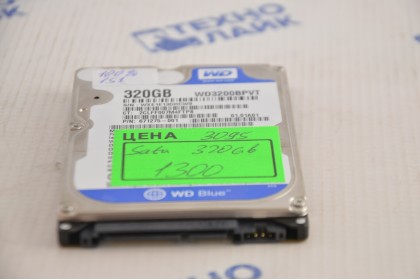HDD 2.5 Sata Western Digital WD3200BPVT 320Gb б/у