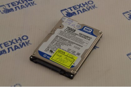 HDD 2.5 Sata Western Digital WD7500BPVT 750Gb
