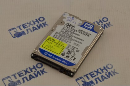 HDD 2.5 Sata Western Digital WD2500BEVT 250Gb