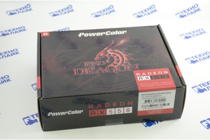 Видеокарта PowerColor Radeon RX 550 Red Dragon 2GB GDDR5 б/у