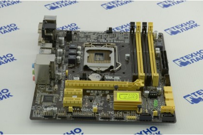 Материнская плата Asus B85M-G б/у (Socet 1150 4xDDR3 6xSata 1xPCI-Ex16)
