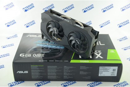 Видеокарта ASUS GeForce RTX 2060 DUAL EVO 6 GB GDDR6 Graphics Card (DUAL-RTX2060-6G-EVO)