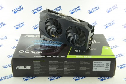 Видеокарта ASUS GeForce GTX 1660 Super Overclocked 6GB GDDR6 Dual-fan EVO Edition