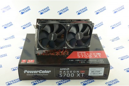 Видеокарта PowerColor AMD Radeon RX 5700 XT Red Dragon [AXRX 5700XT 8GBD6‐3DHR/OC]