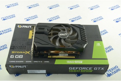 Видеокарта Palit Geforce GTX1660 Super StormX 6Gb GDDR6