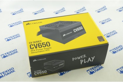 Блок питания Corsair CV650 [CP-9020236-EU] 650W, 80+ Bronze б/у