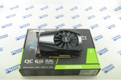 Видеокарта ASUS Phoenix Geforce GTX1660 Super 6Gb GDDR6