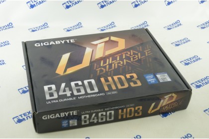 Плата GIGABYTE LGA1200 B460 HD3 4xDDR4 2xPCI-Ex16 HDMI/DVI/Dsub SATA3 2xM2 USB3.2 ATX