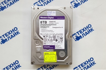 HDD 3.5 WD WDC WD82PURZ-85TEUY0 8000 Gb б/у