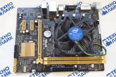 Материнская плата Asus H81M-K б/у (Socet 1150 2xDDR3 4xSata 1xPCI-Ex16) + Pen G3240+С/О