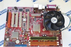 Связка MSI MS-7176 (945G) + Intel Celeron + ОЗУ 768Mb + СО б/у