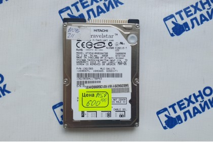 HDD 2.5 IDE Hitachi HTS541060G9AT00 60Gb б/у