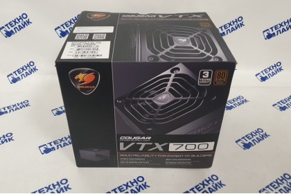 Блок питания Cougar VTX 700 [CGR BS-700] 80+ Bronze 700W б/у
