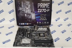 Материнская плата Asus Prime Z270-P б/у (Socet 1151 4xDDR4 4xSata6G 2xPCI-Ex16)