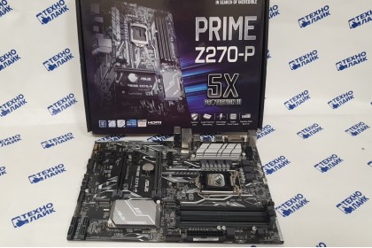 Материнская плата Asus Prime Z270-P б/у (Socet 1151 4xDDR4 4xSata6G 2xPCI-Ex16) Материнская плата Asus Prime Z270-P б/у (Socet 1151 4xDDR4 4xSata6G 2xPCI-Ex16)