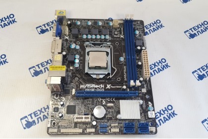 Материнская плата ASRock H61M-DGS Rev G/A 1.02