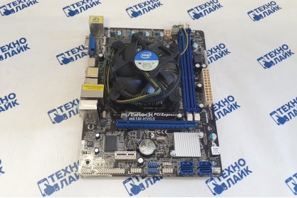 Связка ASRock H61M-HVGS + Intel i3-2100 + С/О
