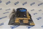 Материнская плата Asus H81M-K б/у (Socet 1150 2xDDR3 4xSata 1xPCI-Ex16) + Cel G1840+С/О