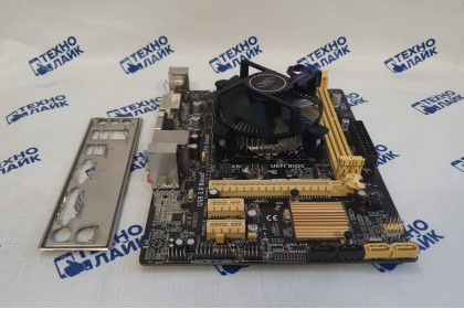 Материнская плата Asus H81M-K б/у (Socet 1150 2xDDR3 4xSata 1xPCI-Ex16) +Pen G3260+С/О