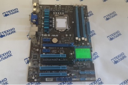 Материнская плата ASUS P8H77-V LE б/у (Socet 1155 H77 4xDDR3 4xSata 2xPCI-Ex16)