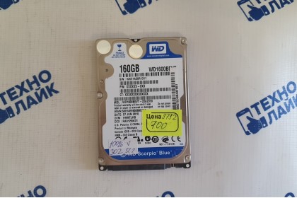 HDD 2.5 Sata Western Digital WD1600BEVT 160Gb б/у