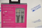 Кабель MFI STRONG USB - Lightning, 1.2м, серый, нейлоновая оплётка, усиленные штекеры, OLMIO