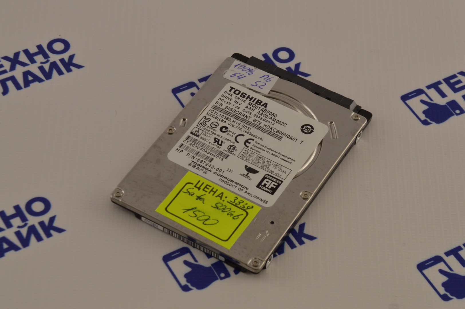 Toshiba mq01abf050 характеристики. Toshiba mq01abf050 замена на SSD.